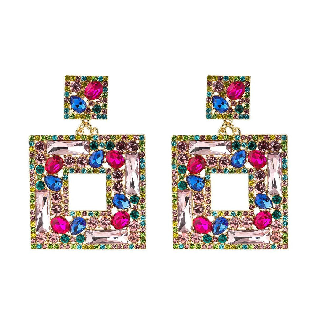 Rhinestones, Glass And Full Diamond Earrings EX-STOCK Canada