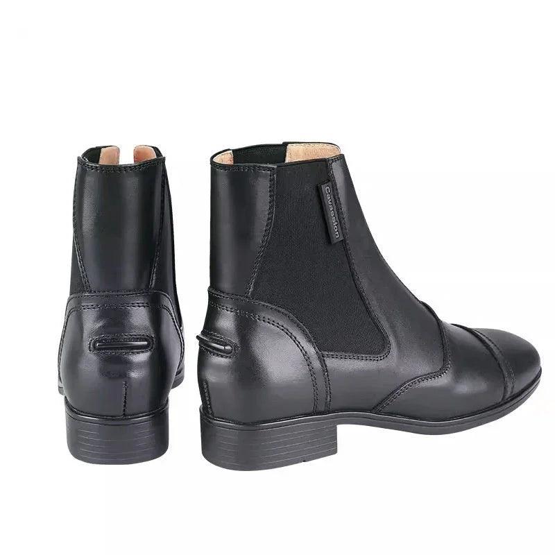 Riding Equestrian Cowhide Ankle Boots EX-STOCK Canada