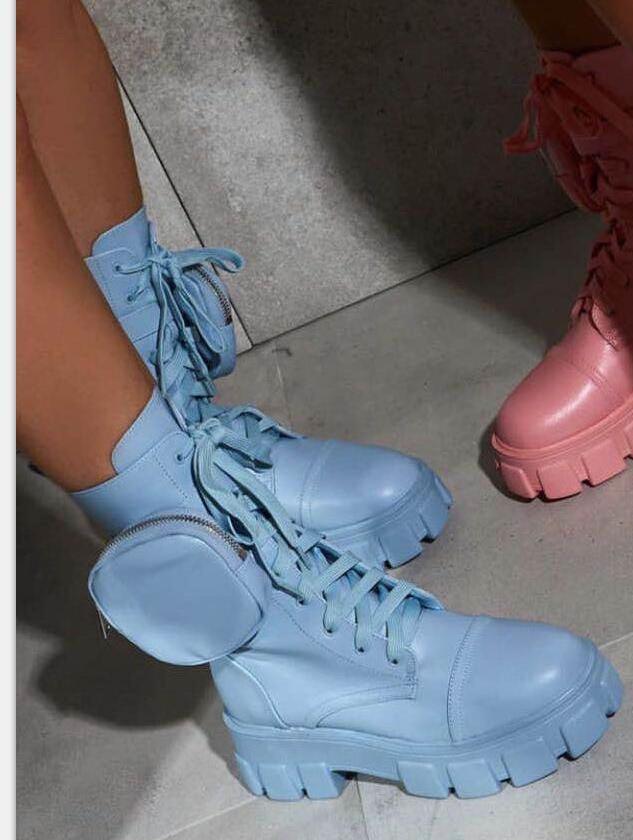 Round head female motorcycle riding boots EX-STOCK Canada