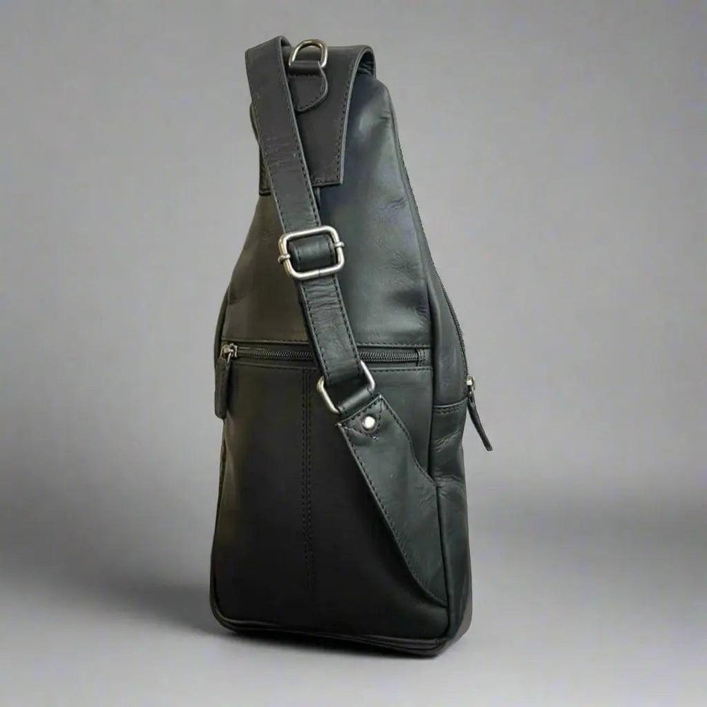 Zaino a tracolla in pelle pieno fiore Rugged EarthEX-STOCK Canada