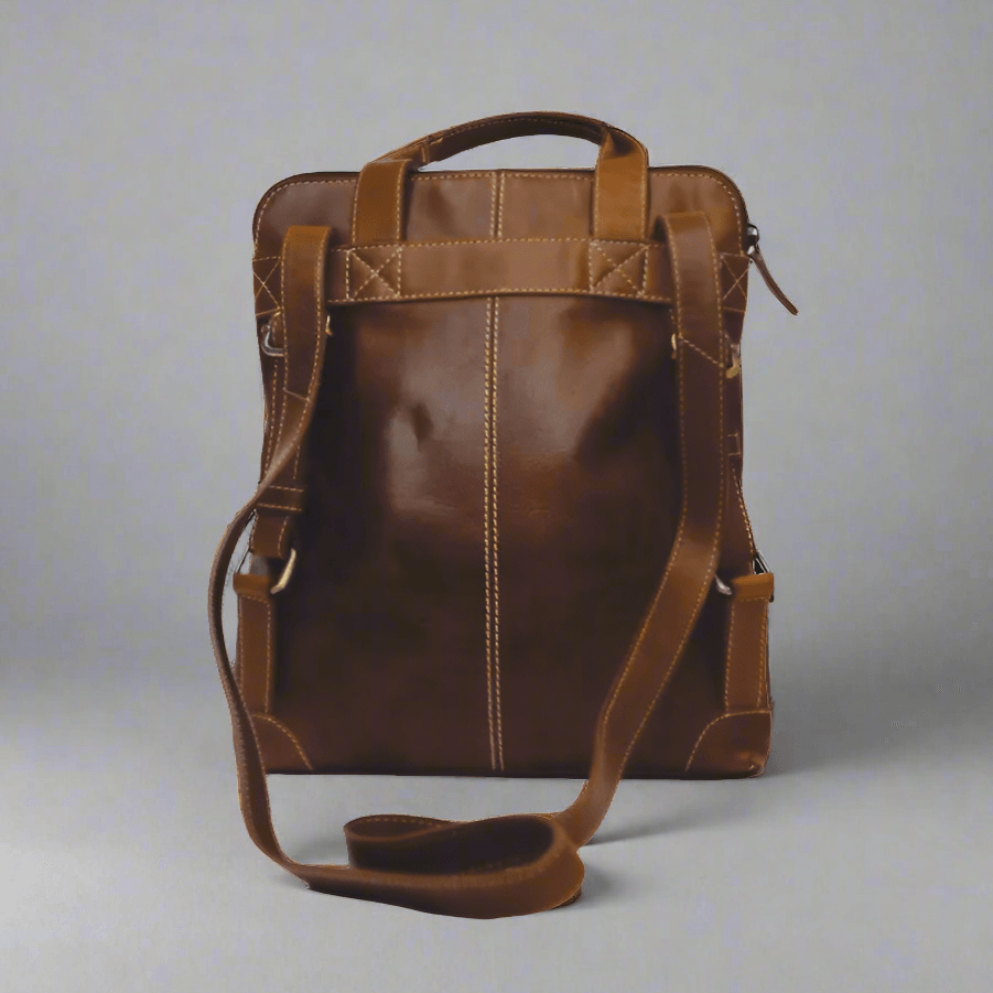 Sac à dos en cuir Rugged EarthEX-STOCK Canada