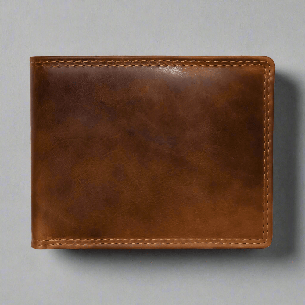 Portafoglio da uomo Rugged Earth in pelle con due anteEX-STOCK Canada