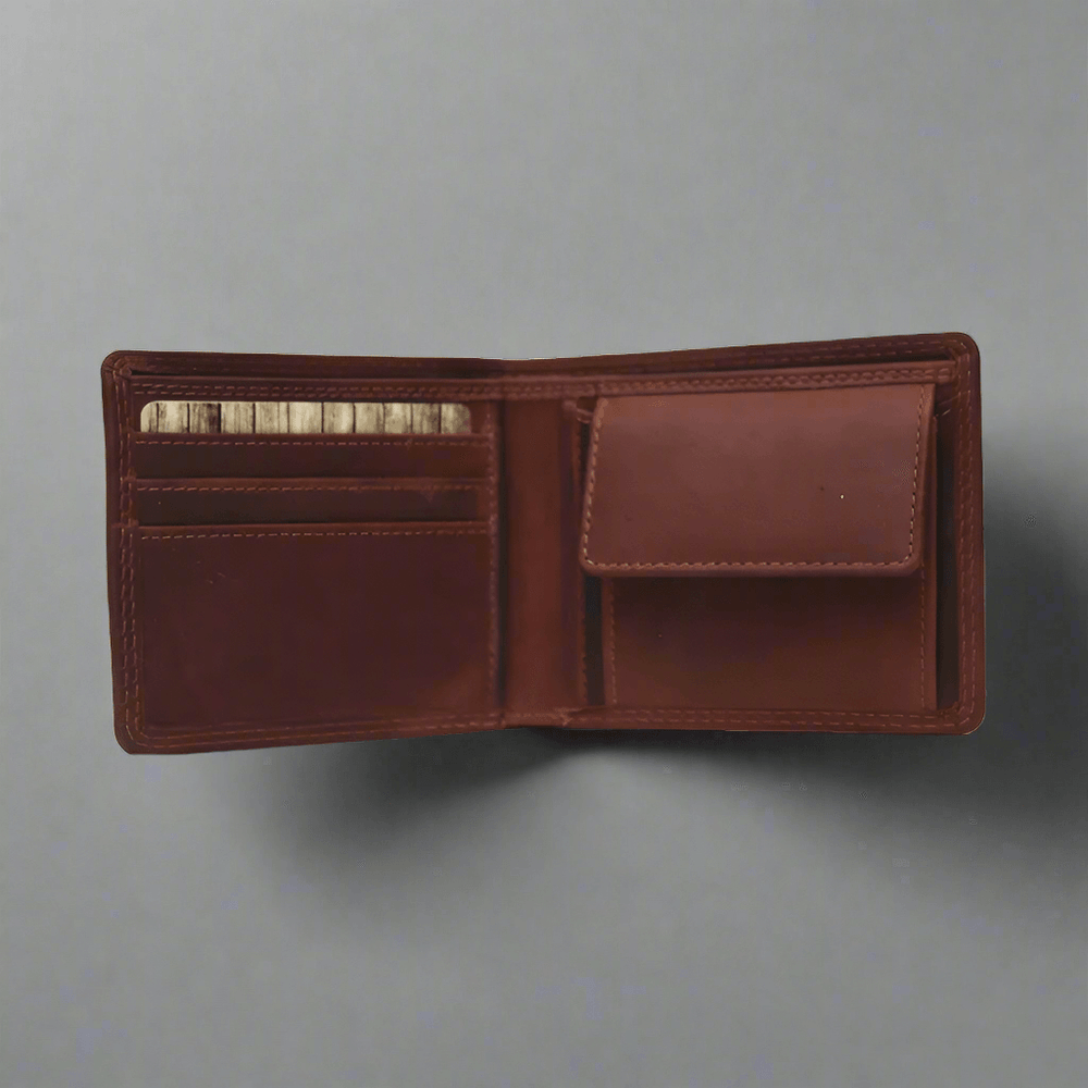 Cartera de cuero Rugged Earth para hombreEX-STOCK Canada