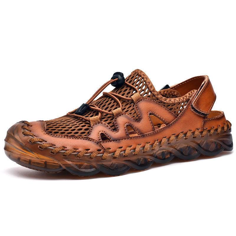 Sandals Men's Leather Soft Bottom Breathable  EX-STOCK CANADA