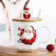 Santa Claus Christmas Tree Ceramic Cup Cartoon Mug - EX-STOCK Canada