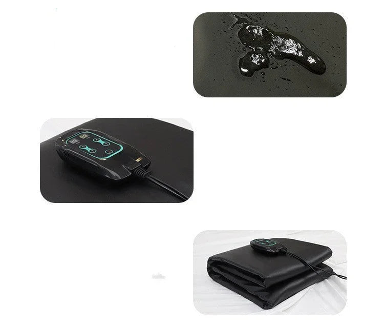 Manta de Sauna de Infrarrojo Lejano con Compresa Caliente, Cremallera Única, Manta para Eliminación de ÁcidosEX-STOCK Canada