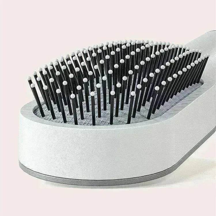 Self Cleaning Hair Brush For Women key Massage Scalp - EX-STOCK Canada