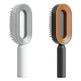 Self Cleaning Hair Brush For Women key Massage Scalp - EX-STOCK Canada
