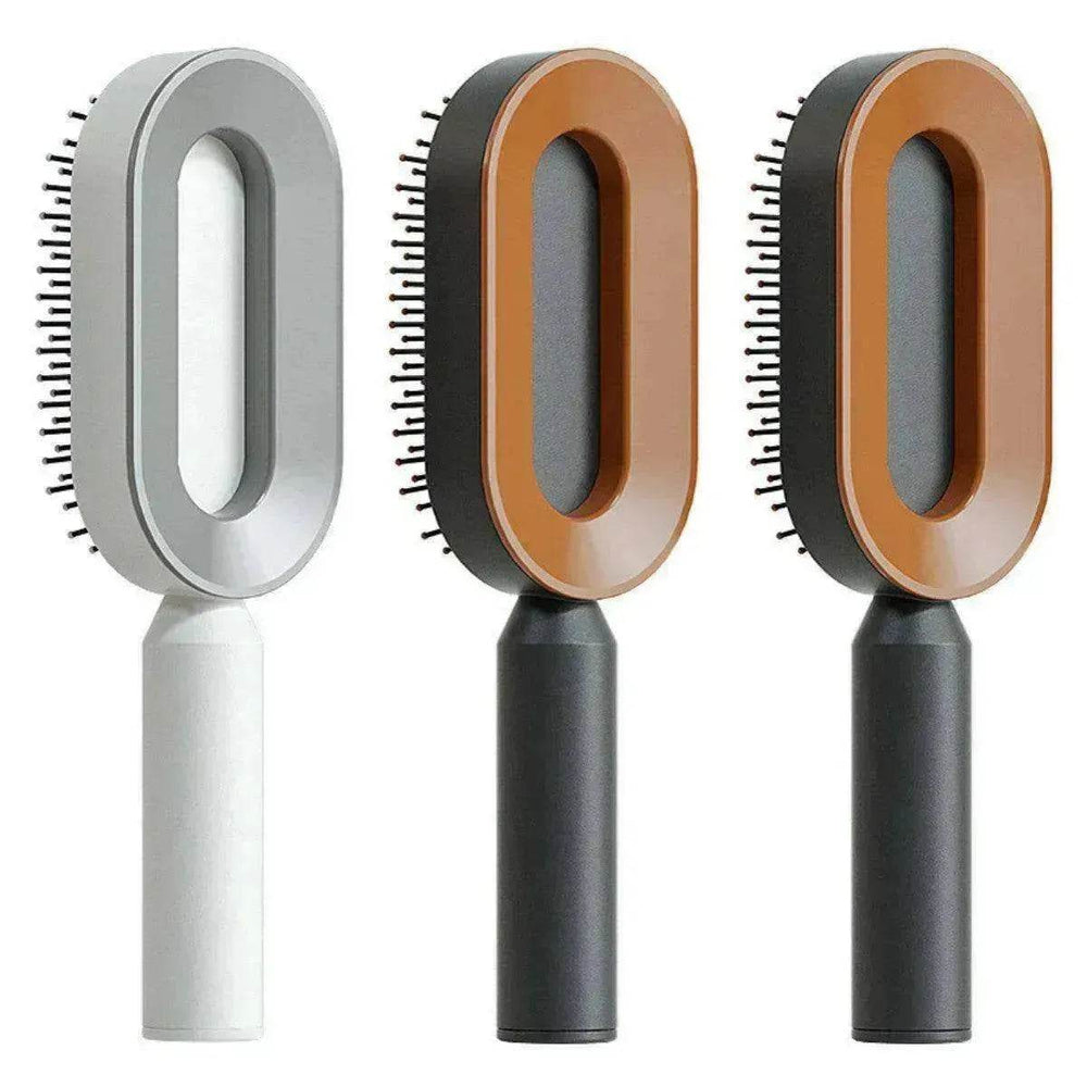 Self Cleaning Hair Brush For Women key Massage Scalp - EX-STOCK Canada