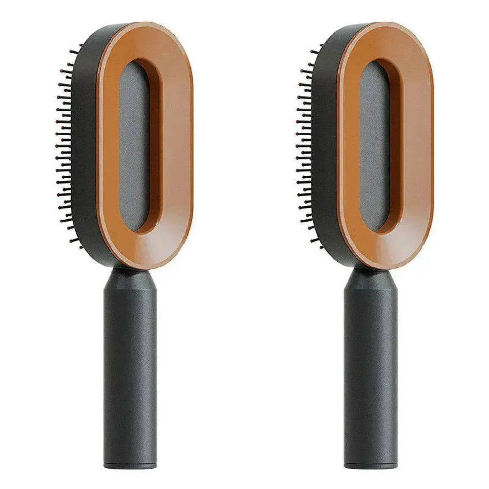 Self Cleaning Hair Brush For Women key Massage Scalp - EX-STOCK Canada