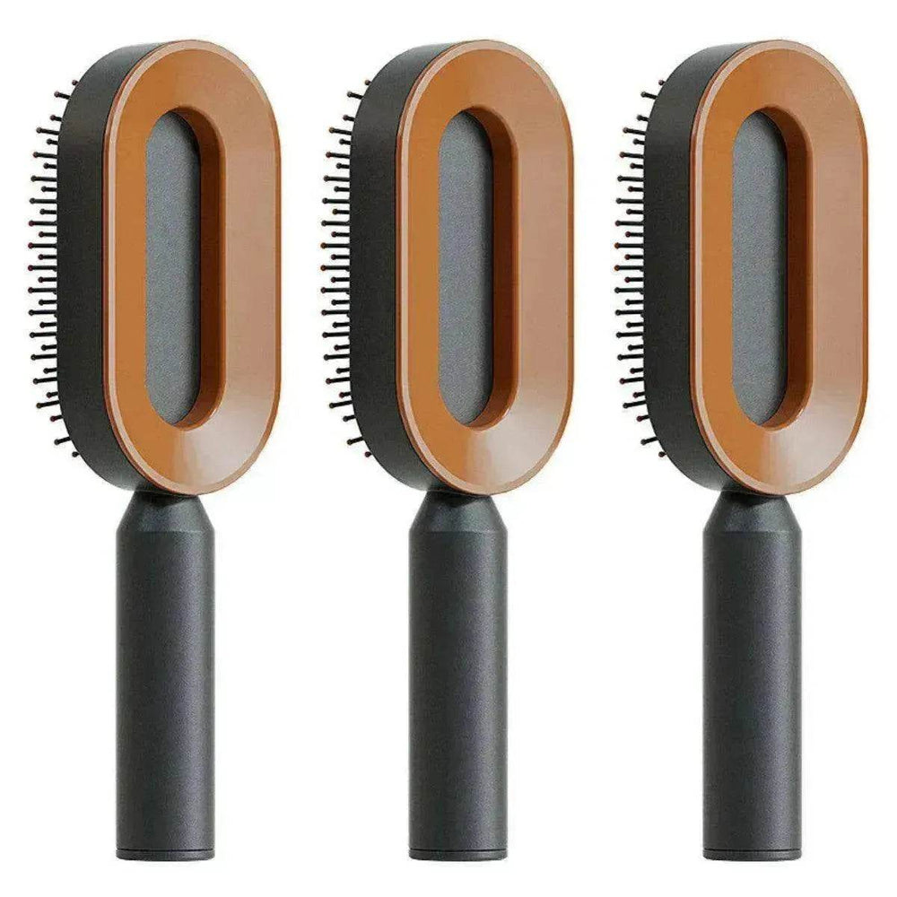 Self Cleaning Hair Brush For Women key Massage Scalp - EX-STOCK Canada