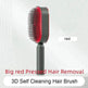 Self Cleaning Hair Brush For Women key Massage Scalp - EX-STOCK Canada