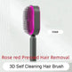 Self Cleaning Hair Brush For Women key Massage Scalp - EX-STOCK Canada