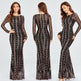 Sequins Women Maxi Dresses Long Sleeve Female Party Dresses EX-STOCK Canada
