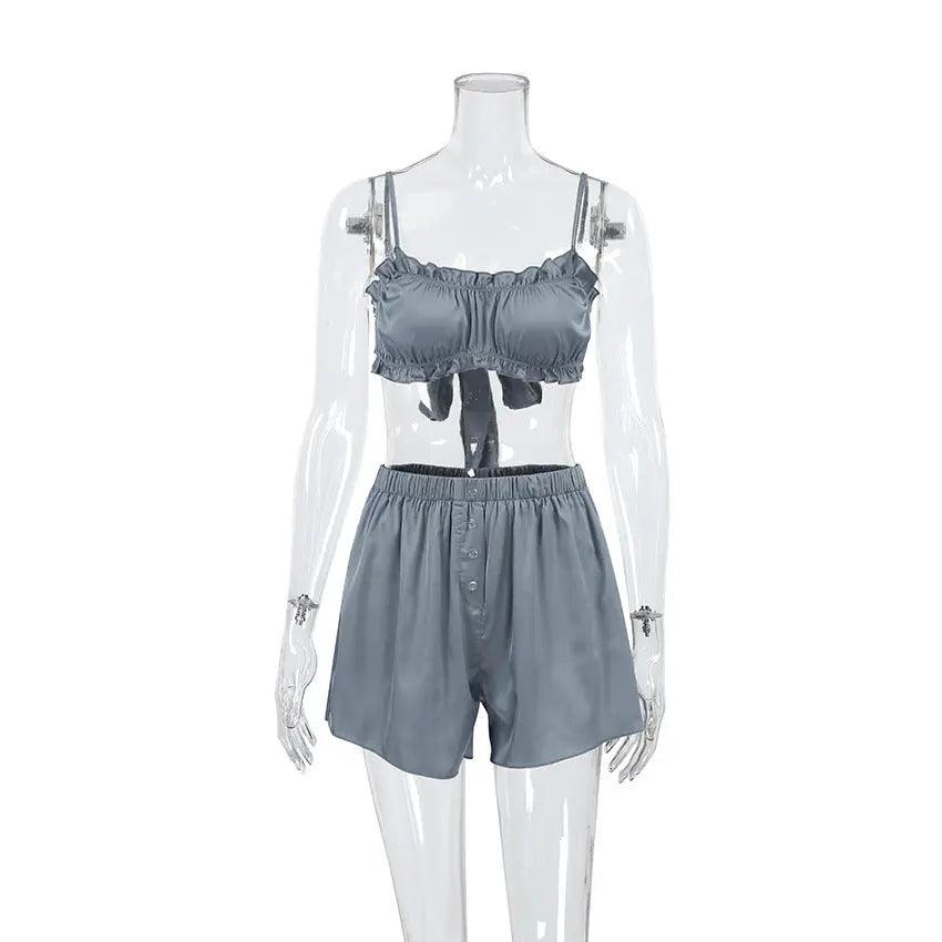 Sexy Pajamas With Underwear Shorts For Women - EX-STOCK Canada