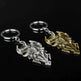 Sheep's Head Shield Keychain Pendant Keychain Jewelry - EX-STOCK Canada