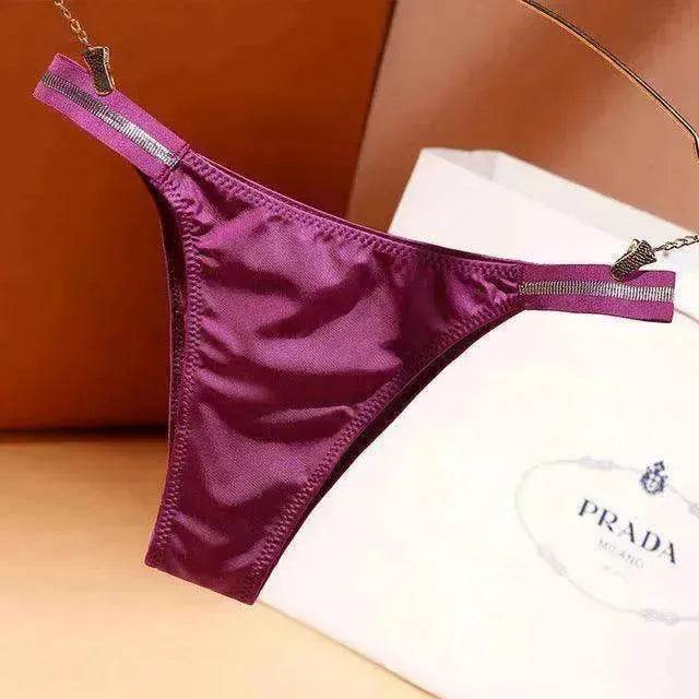 Silky Low-rise Bikini Thong: Soft & Charming! - EX-STOCK Canada
