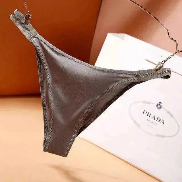 Silky Low-rise Bikini Thong: Soft & Charming! - EX-STOCK Canada