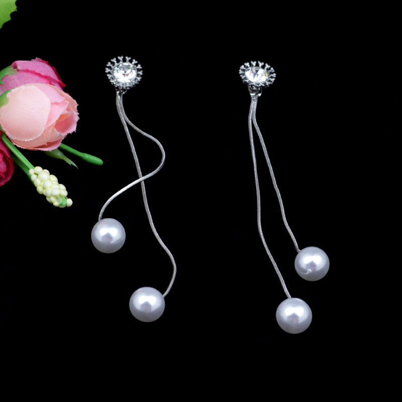 Simulated Pearl Drop Earrings EX-STOCK Canada