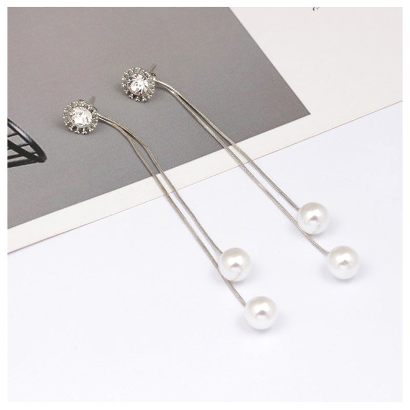 Simulated Pearl Drop Earrings EX-STOCK Canada