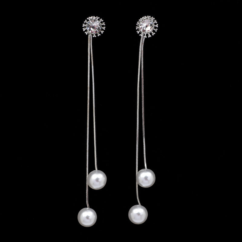 Simulated Pearl Drop Earrings EX-STOCK Canada