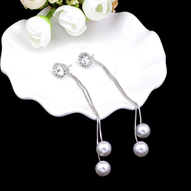 Simulated Pearl Drop Earrings EX-STOCK Canada