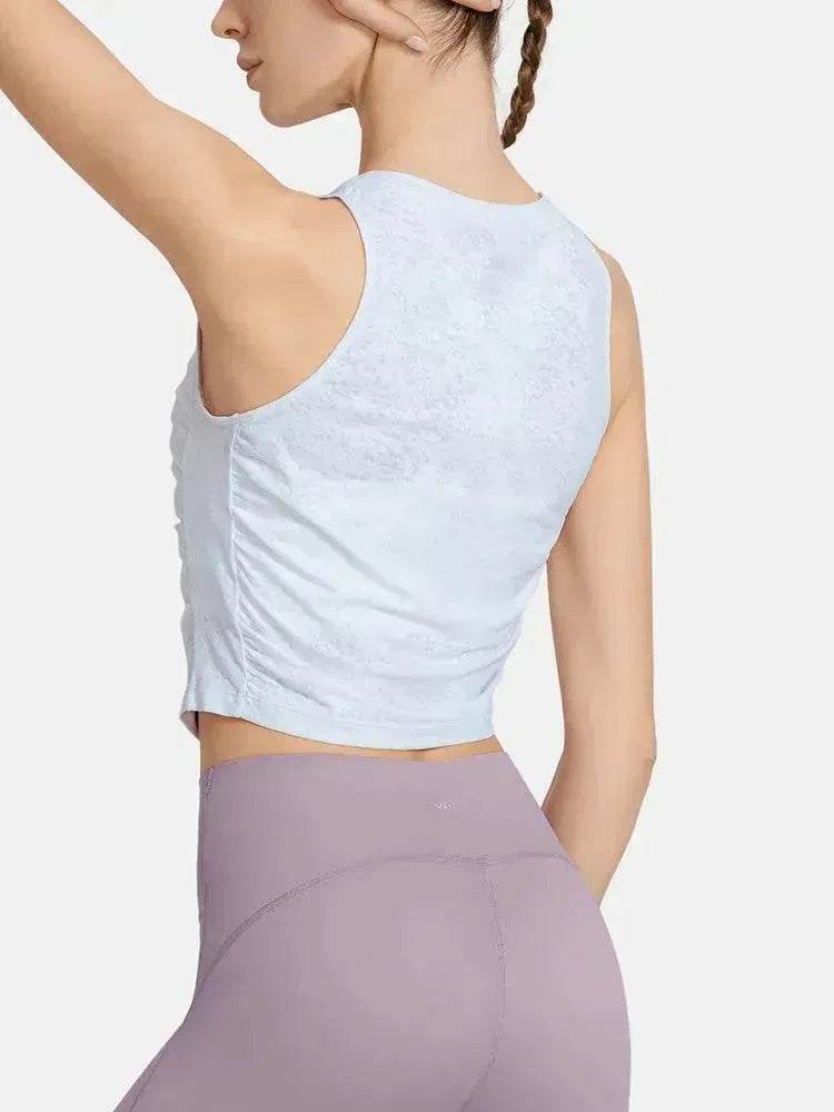 Sleeveless Yoga Wear Women Gym Training Blouse Running - EX-STOCK Canada