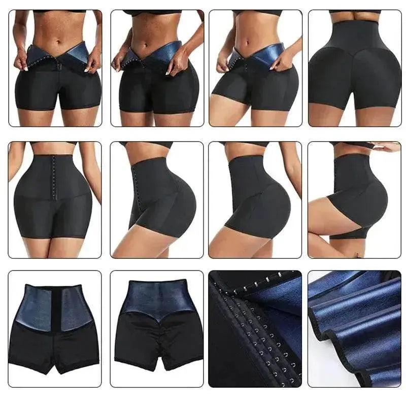 Slimming Waist Trainer Shapewear Tummy Hot Thermo Sweat Body Shaper Short - EX-STOCK Canada
