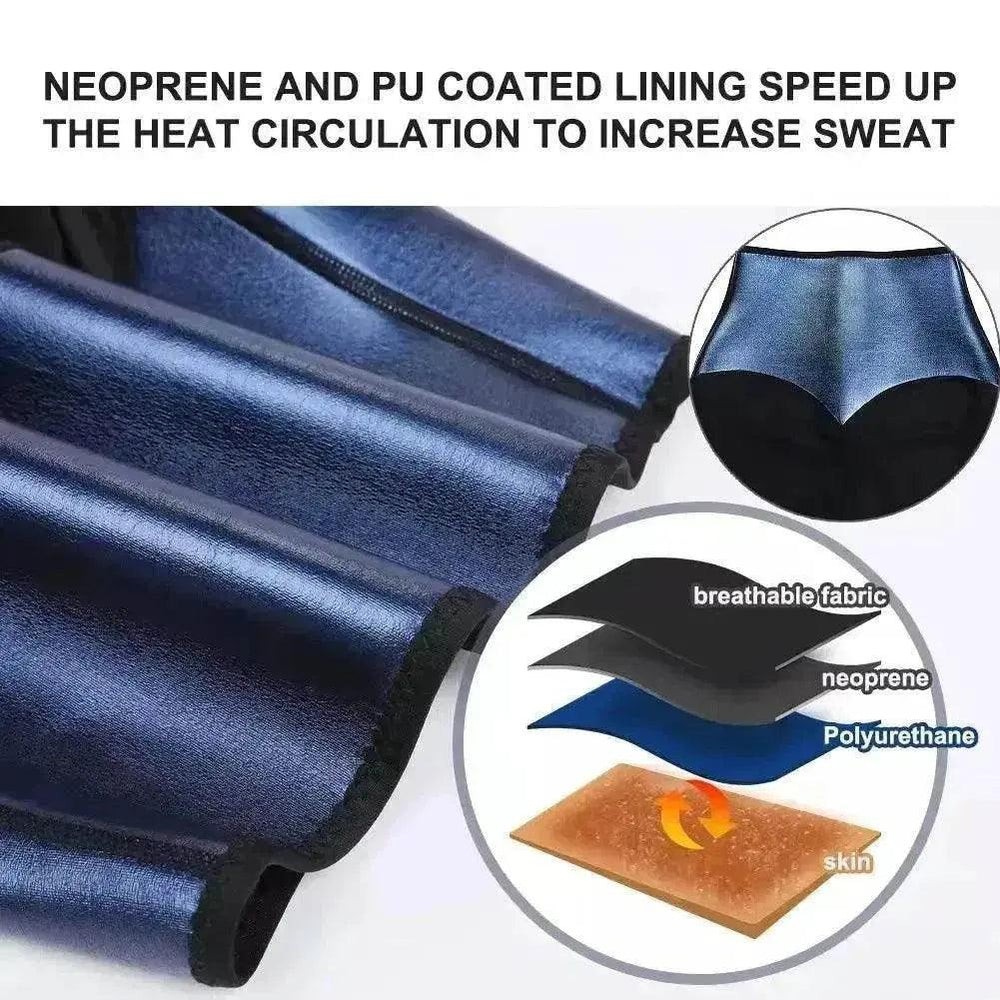 Slimming Waist Trainer Shapewear Tummy Hot Thermo Sweat Body Shaper Short - EX-STOCK Canada