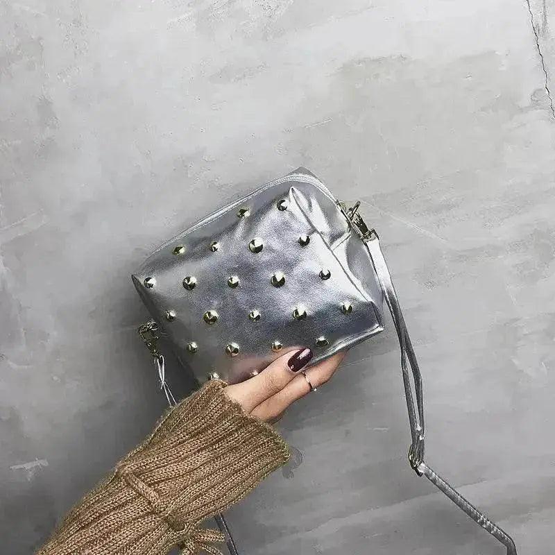 Bolso Pequeño Mujer Nueva Moda Bolso Mensajero con Remaches - EX-STOCK Canada