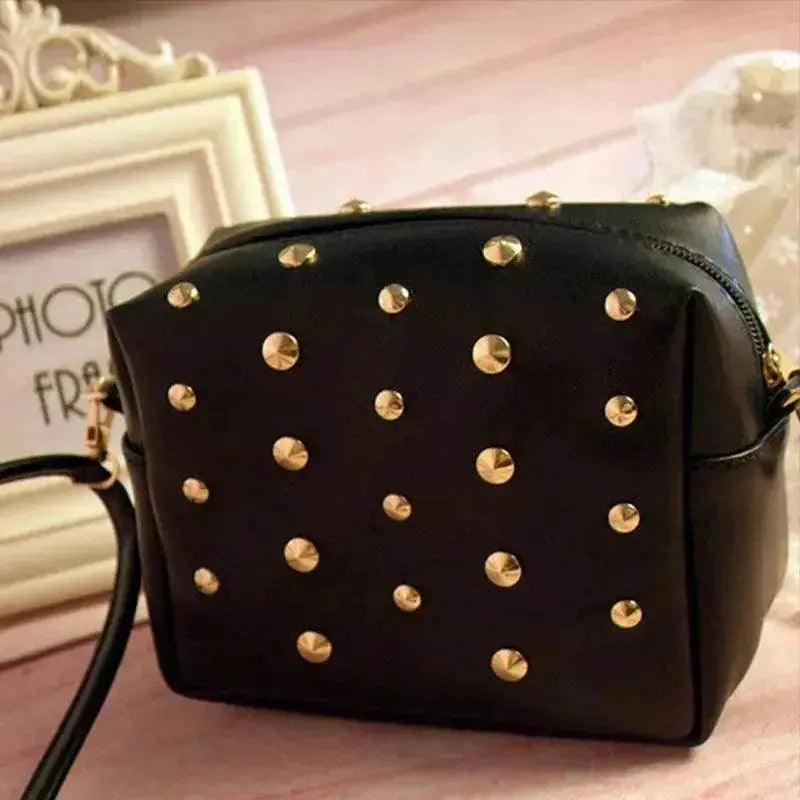 Bolso Pequeño Mujer Nueva Moda Bolso Mensajero con Remaches - EX-STOCK Canada