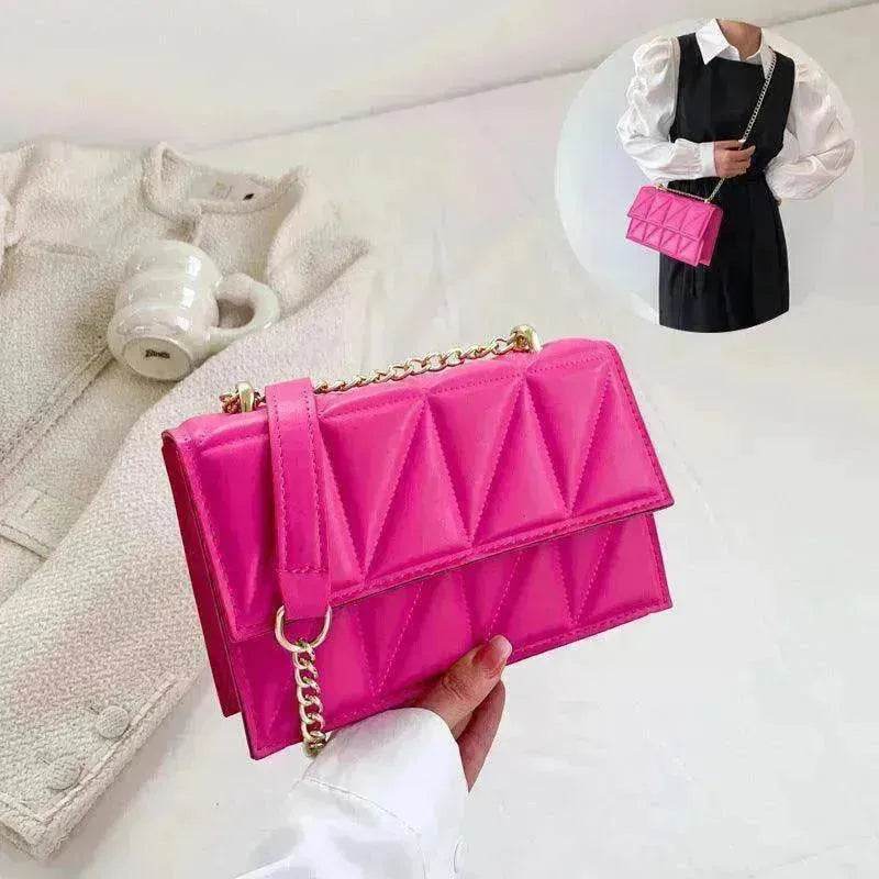 Small Square Bags Fashion Chain Crossbody Shoulder Handbag - EX-STOCK Canada