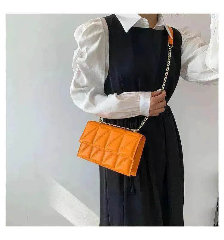 Small Square Bags Fashion Chain Crossbody Shoulder Handbag - EX-STOCK Canada