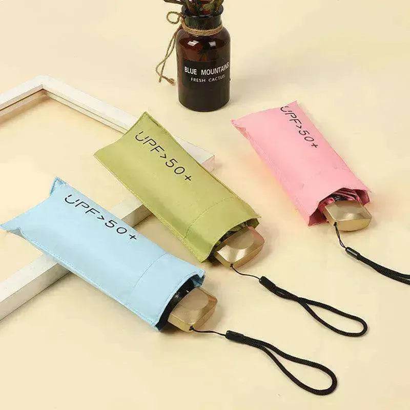 Small and Portable Umbrella Dual-use Folding Five-fold Umbrella - EX-STOCK Canada