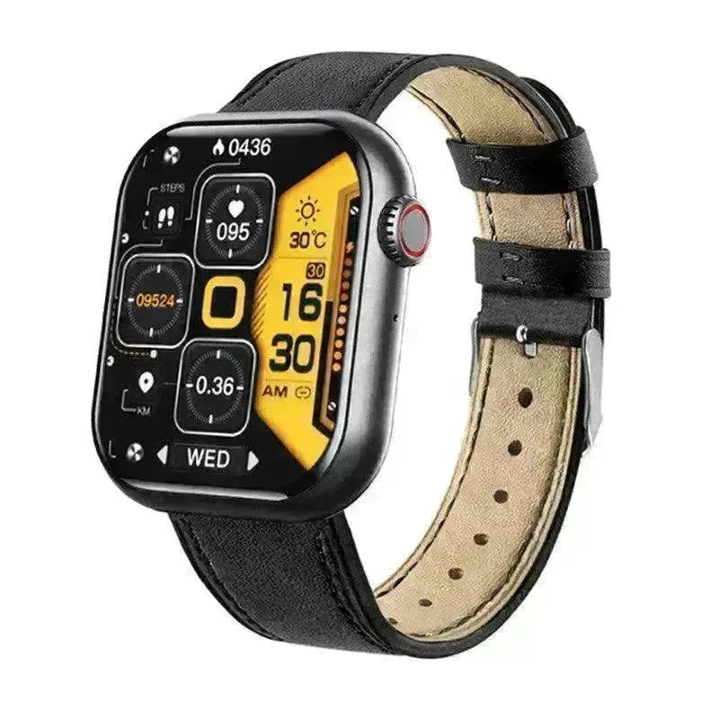 Smart Bluetooth Calling Heart Rate Body Temperature Voice Assistant Smart Bracelet Sports Watch - EX-STOCK CANADA