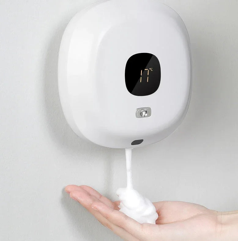 Wall-mounted Soap Dispenser Smart Sensor Wall Mounted Induction Bubble Soap Machine EX-STOCK Canada