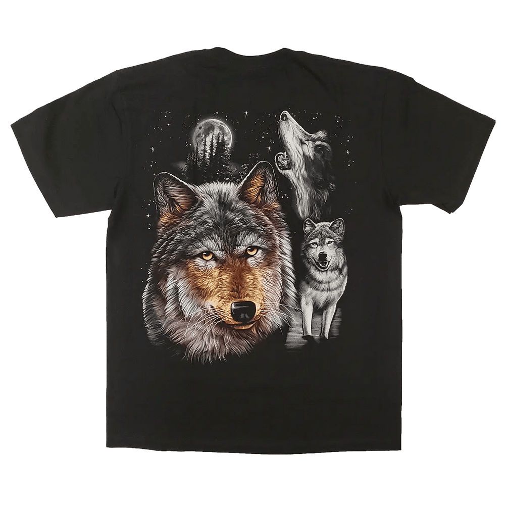 Sofari Collection Men's Wolf Design T-shirt EX-STOCK Canada