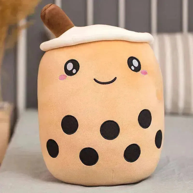 Peluche di Tè al Latte con Boba Morbido - Forma di Frutta - EX-STOCK CANADA