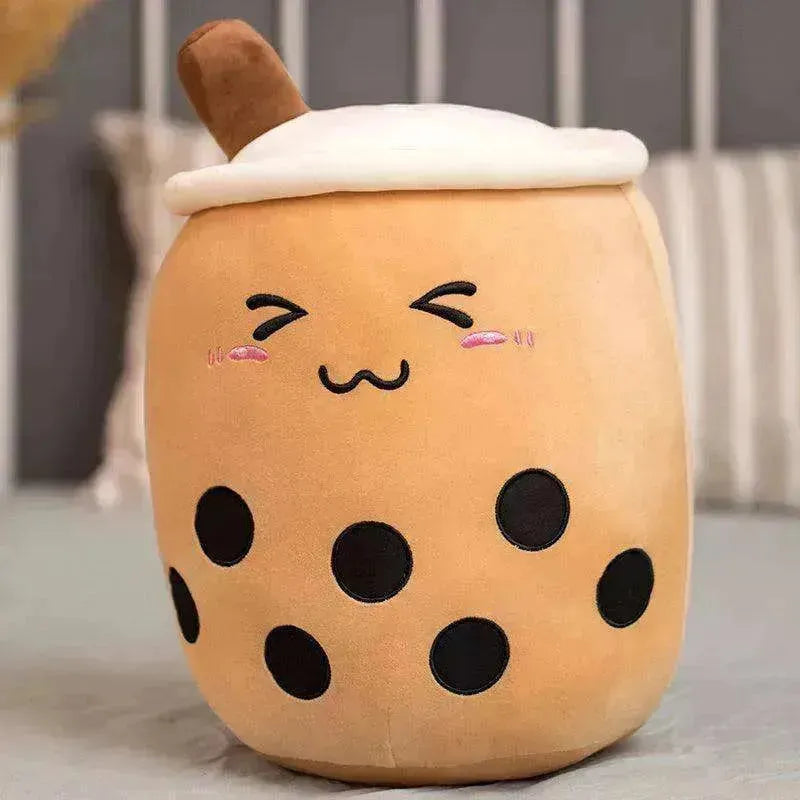 Peluche di Tè al Latte con Boba Morbido - Forma di Frutta - EX-STOCK CANADA