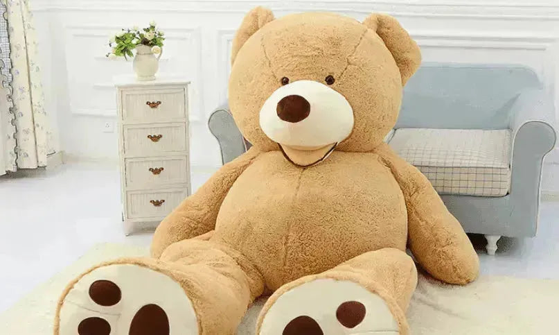 Juguete de Peluche de Oso Gigante con Cáscara de Piel Suave - EX-STOCK CANADA