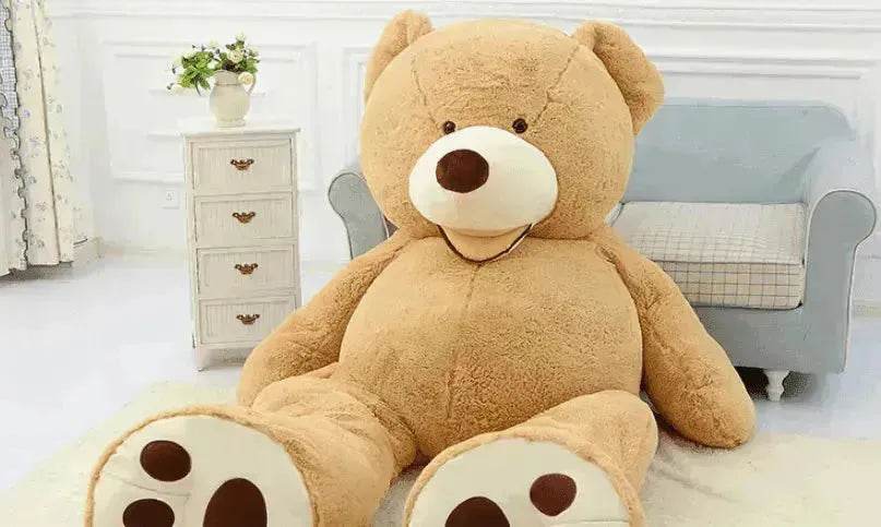 Soft Leather Shell Giant Teddy Bear Plush Toy - EX-STOCK Canada