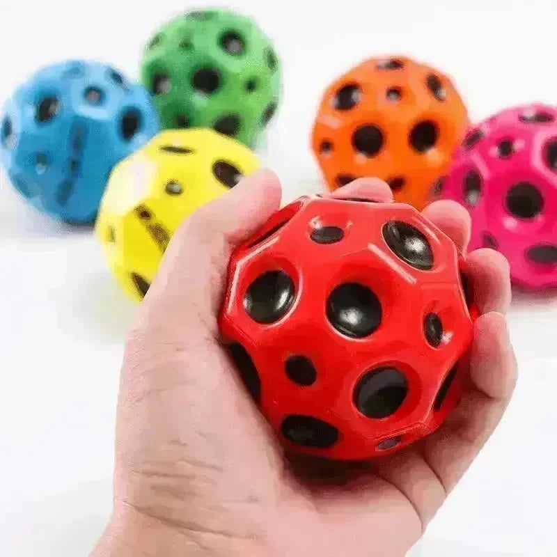 Soft Moon Shape Bouncy Ball for Kids: Anti-fall, Indoor/Outdoor Toy - EX-STOCK CANADA
