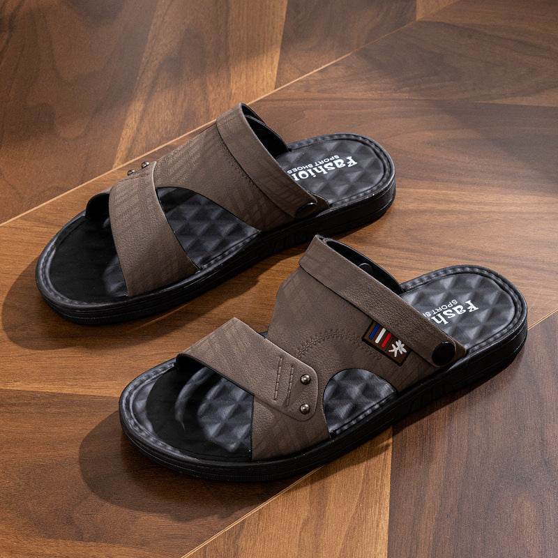 Soft Non-slip Waterproof And Hard-wearing Casual Double-use Men's Rubber Shoes  EX-STOCK CANADA