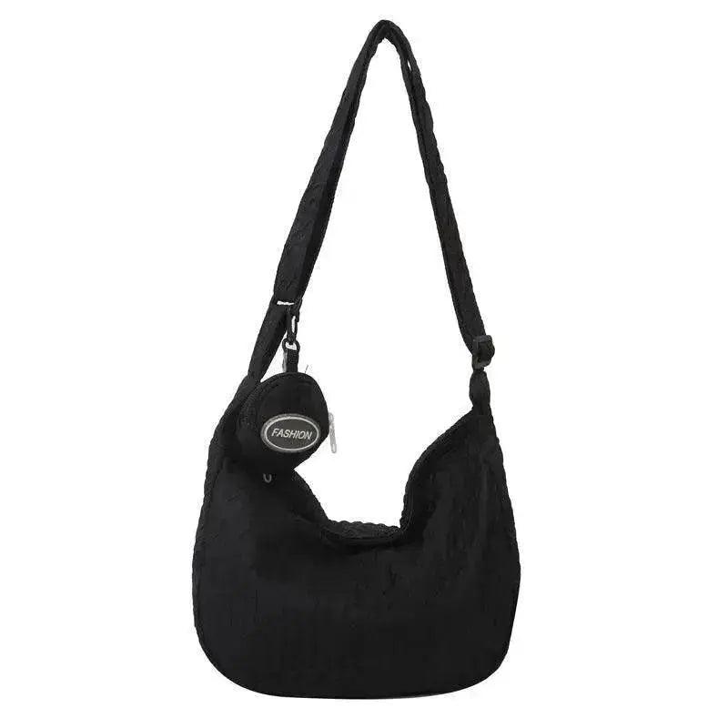 South Korea Ins Girl's Fashionable Cloud Puff Flower Shoulder Bag - EX-STOCK Canada