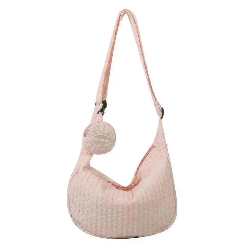 South Korea Ins Girl's Fashionable Cloud Puff Flower Shoulder Bag - EX-STOCK Canada