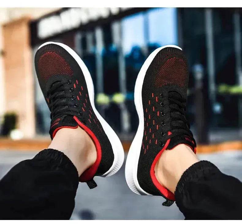 Chaussures de sport volantes tissées froides collantes ultralégères décontractées pour la course - EX-STOCK Canada