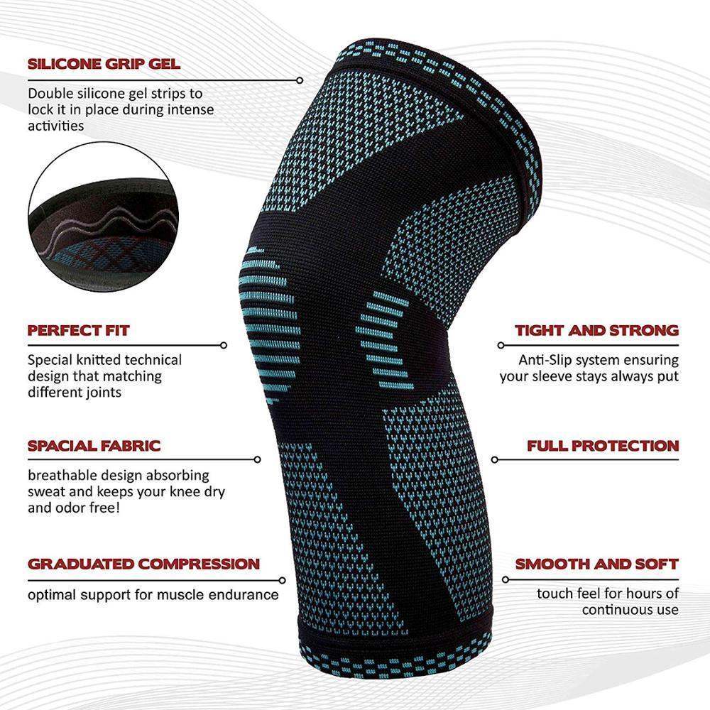 Sports Knee Pads Knitted Sports Knee Pads EX-STOCK Canada