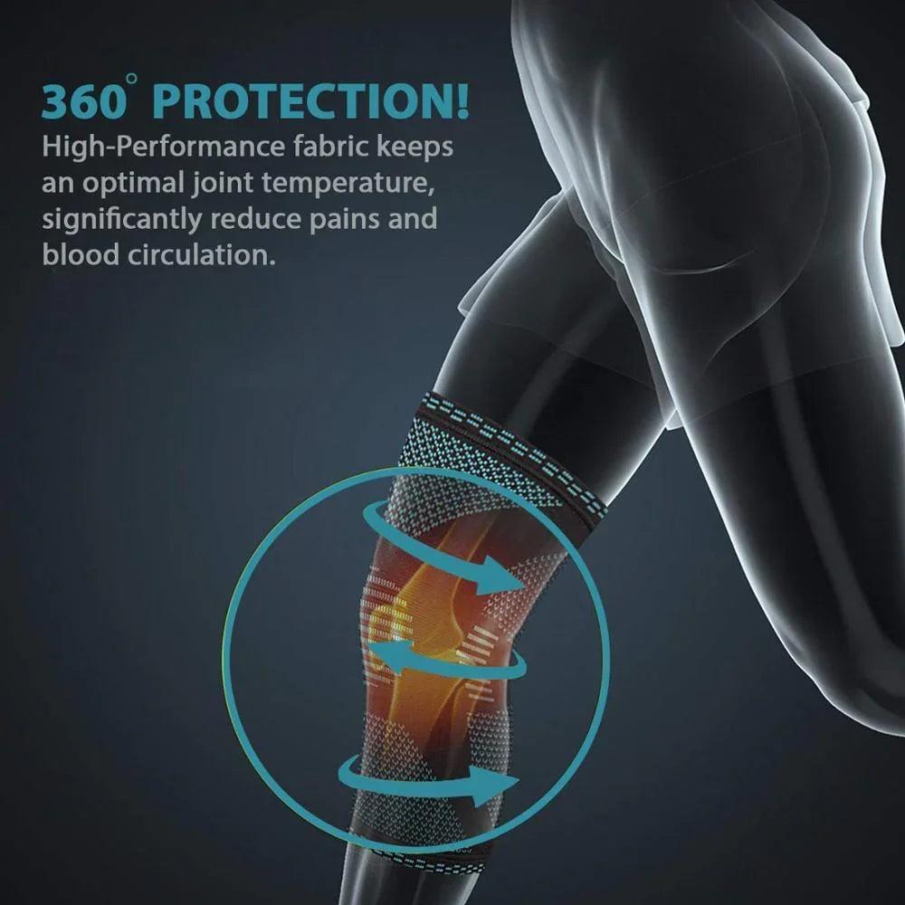 Sports Knee Pads Knitted Sports Knee Pads EX-STOCK Canada