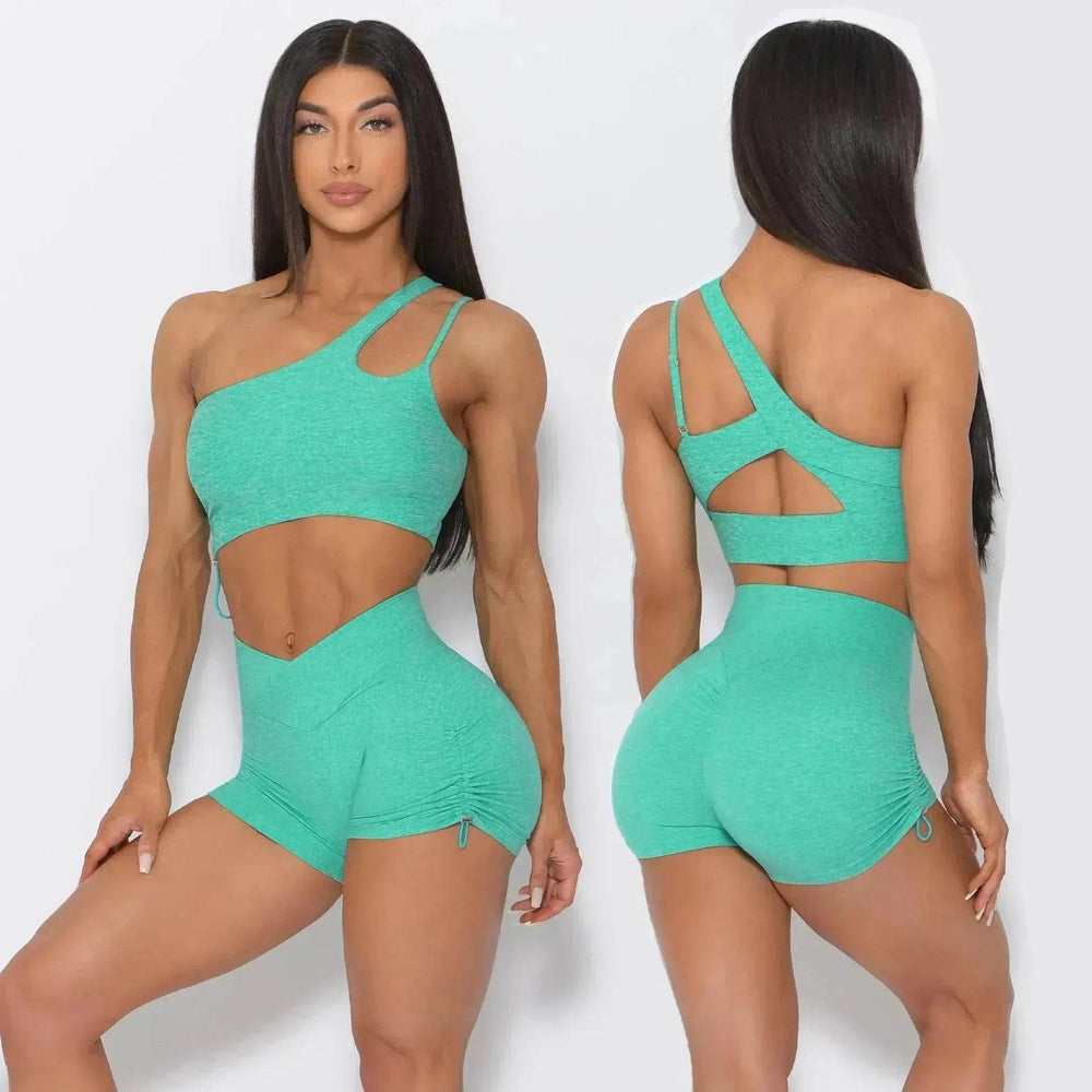 Brassière de sport Shorts Tenue de gym et fitness - EX-STOCK Canada