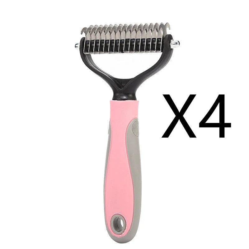 Stainless Double-sided Pet Brush Hair Removal Comb Grooming Dematting Dog Grooming Shedding Tools EX-STOCK Canada